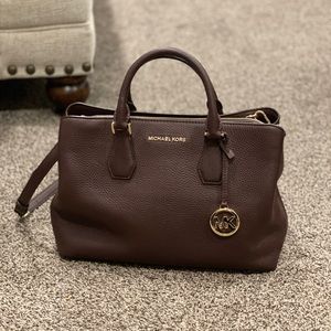 NWOT Michael Kors Camille Leather Satchel purse